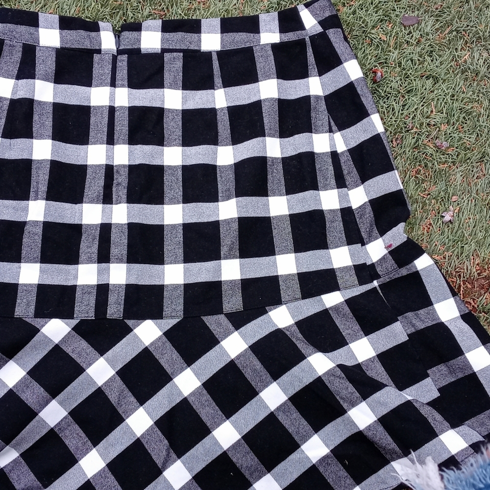 Plaid skirt from gap